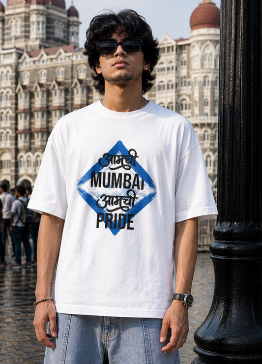 Aamchi Mumbai Unisex Oversized Oops Tee