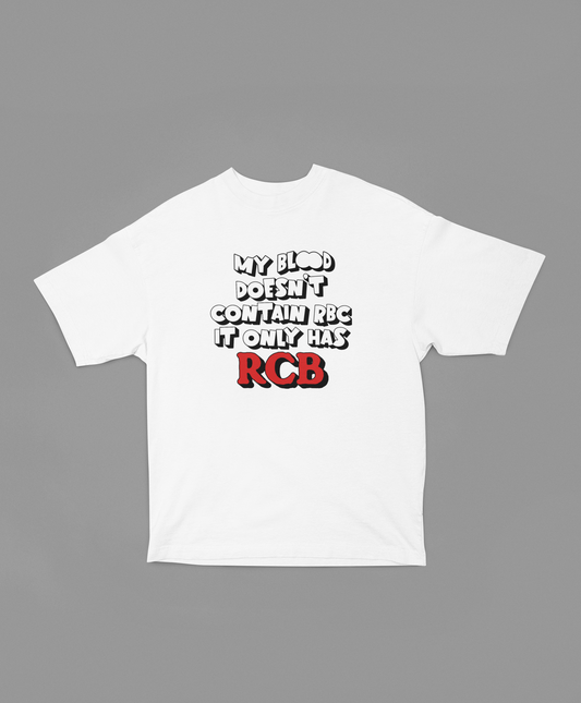 RCB Unisex Oversized Oops Tee