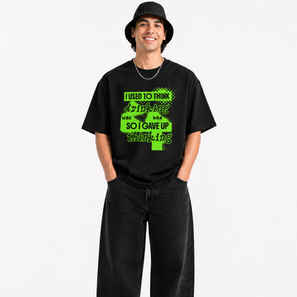 I Used to Think Unisex Oversized Oops Tee