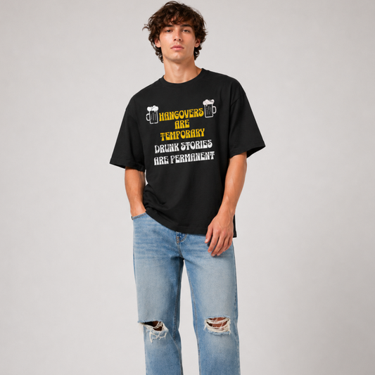 Drunkstories Unisex Oversized Oops Tee