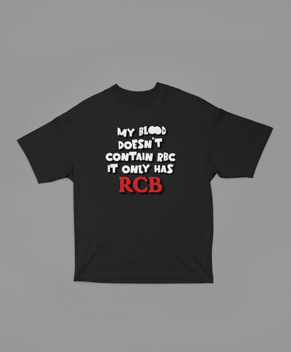 RCB Unisex Oversized Oops Tee