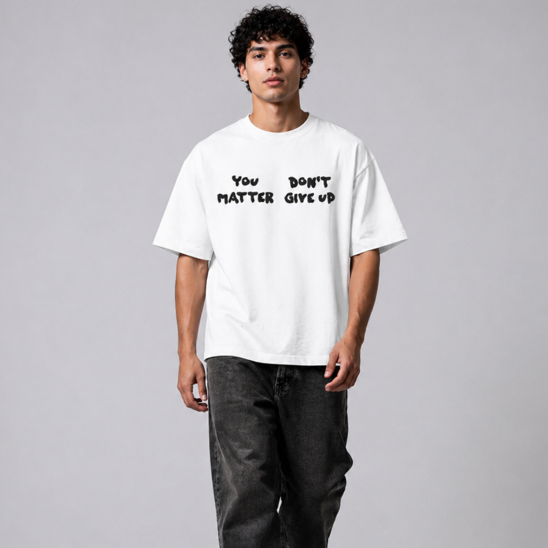 You Don't Matter Unisex Oversized Oops Tee
